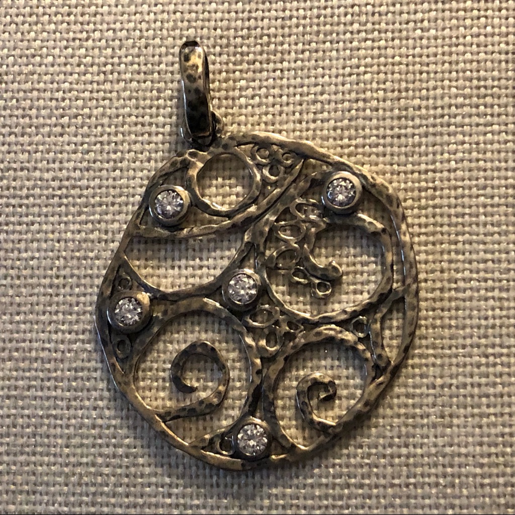 GraceHeart Fantasy Pendant 925 Sterling Silver Nickel Free Cz 62$